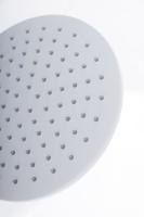 Верхний душ круглый 300x300мм с изливом 350 мм Диаметр 300 мм, материал нержавеющая сталь CZR-B-TDD-30-BIO белый матовый   Cezares