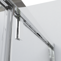 Душевой уголок, прямоугольный Lugano VSR-1L9014CL-1 1400х900х1950 цвет хром стекло прозрачное Vincea