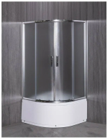 Душевой уголок полукруглый ESD-8030. Размер:100x100x200 Esbano